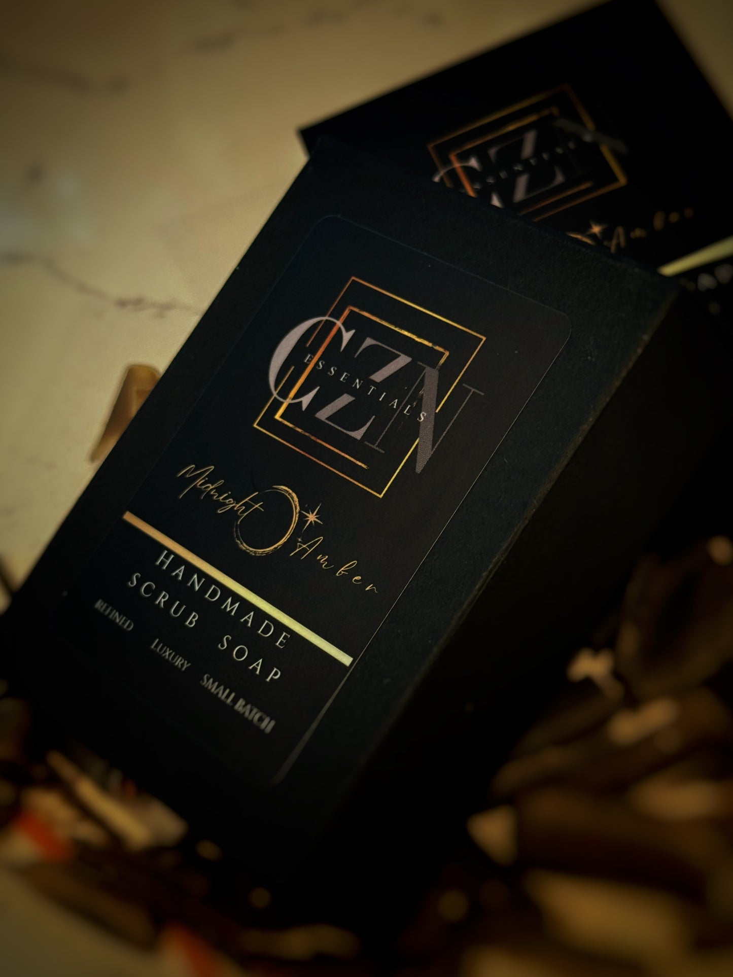 Midnight Amber Scrub Soap